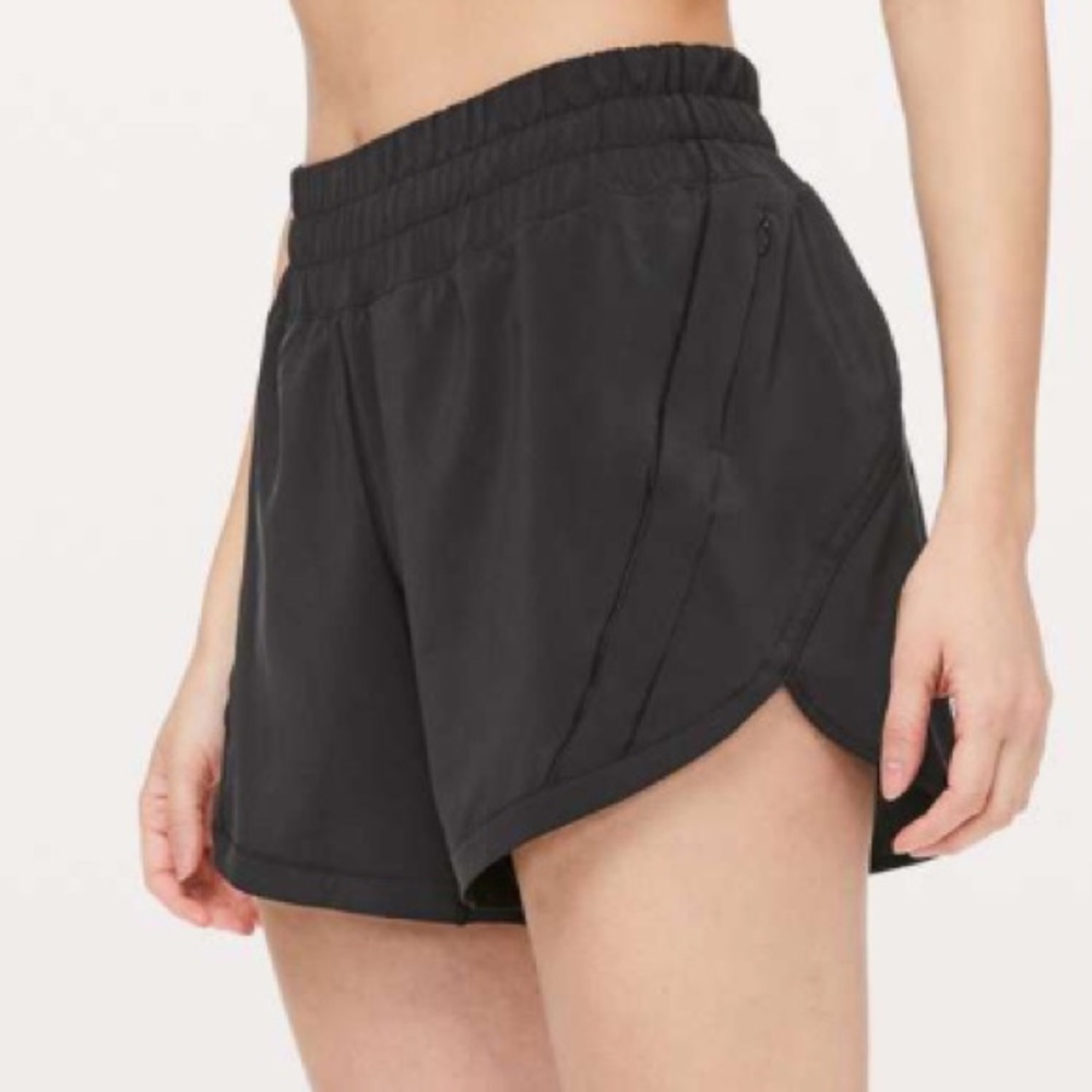 Lululemon Track That MR Short *5" Lined Black Size 0